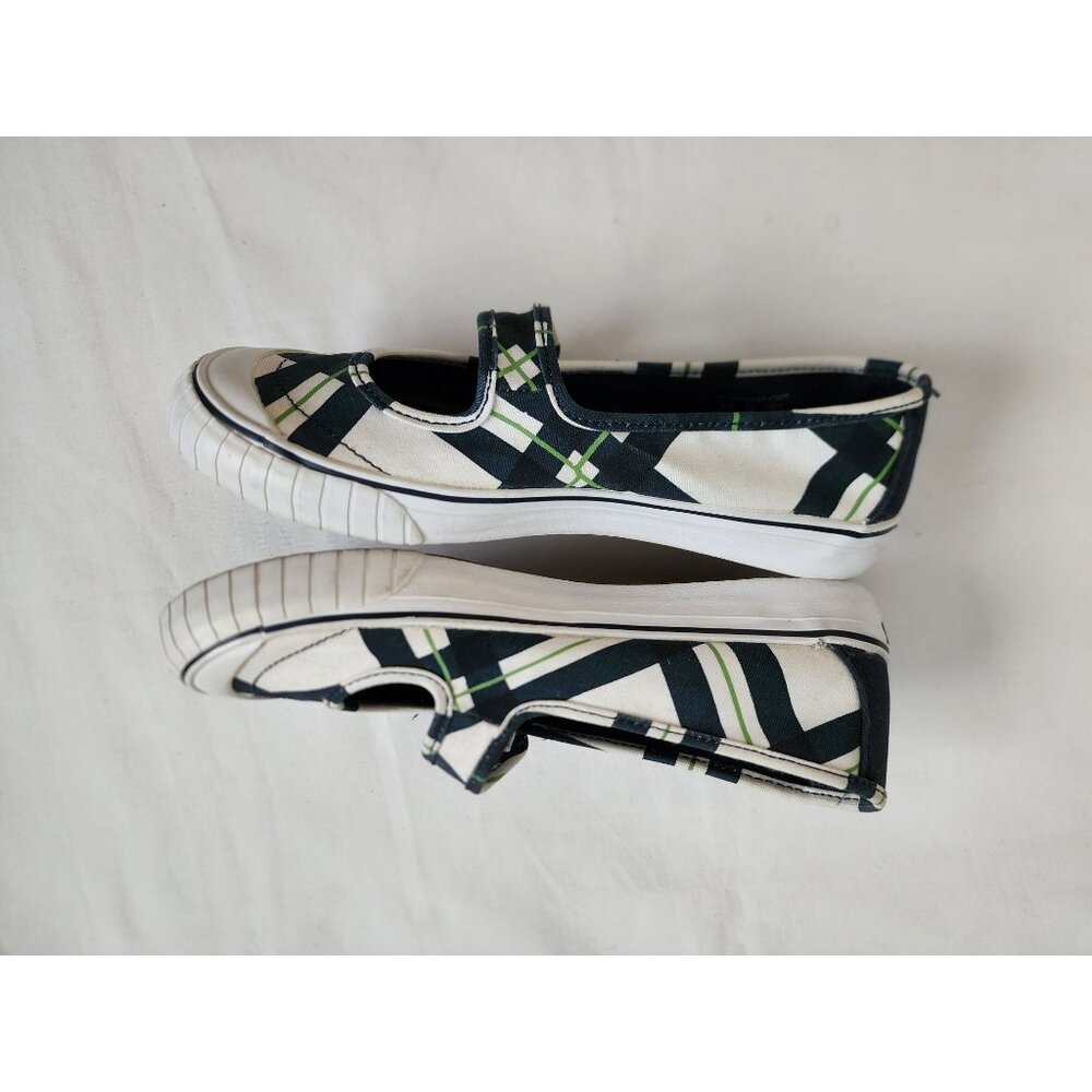 Keds Women's Navy/White WF21886 Craze Chatham Plaid Mary Jane Shoe Size 6 - Picture 6 of 10